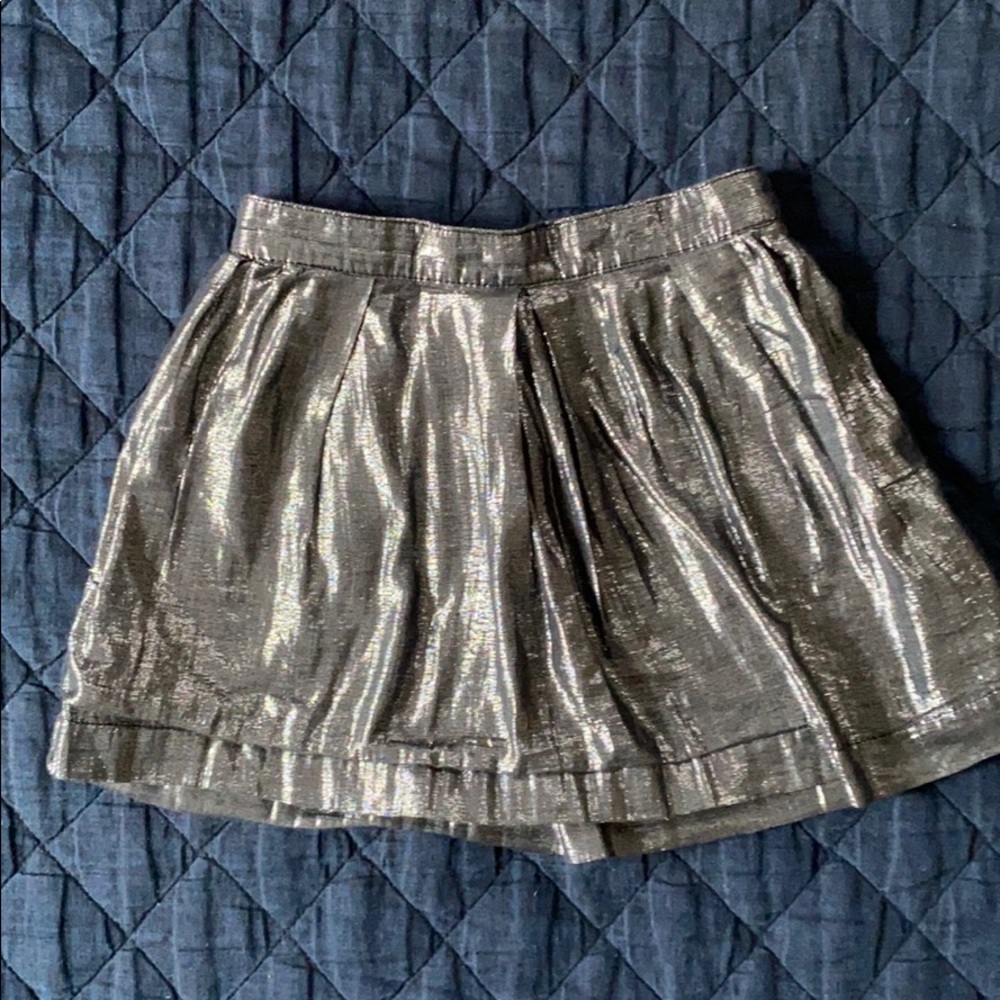 GAP metallic skirt!